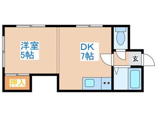 キャロム２４軒Ａ棟の物件間取画像